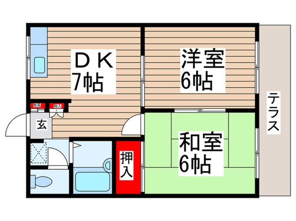 アネックス東Ⅲの物件間取画像